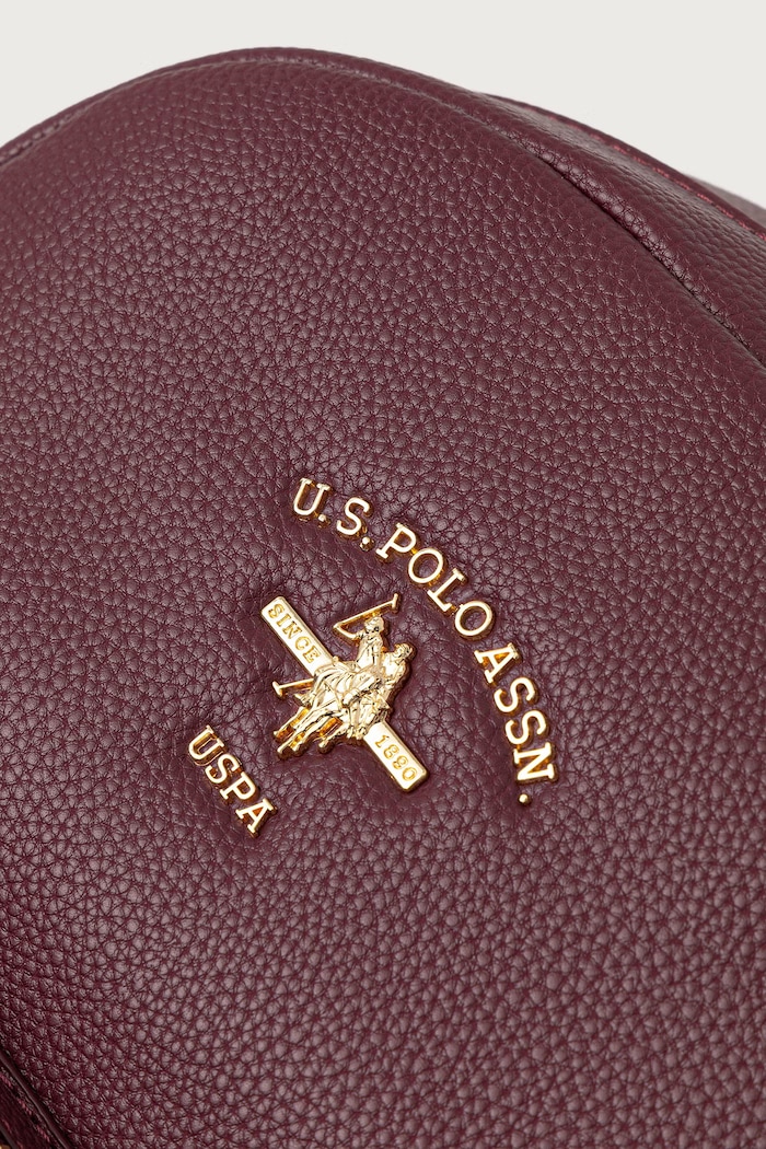 Ruksak dámsky z imitácie kože Stanford U.S. Polo Assn. BIUSS6211WVP červená
