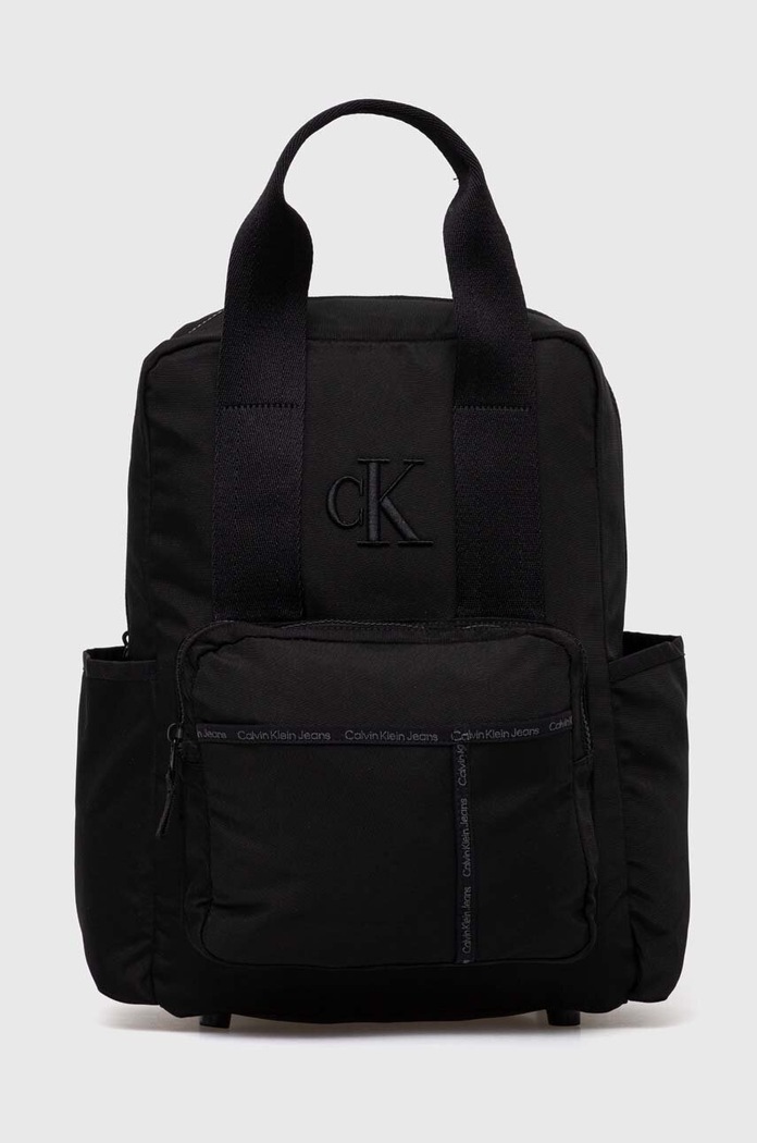 Dětský batoh Calvin Klein Jeans hladký černá IU0IU00648.9BYH