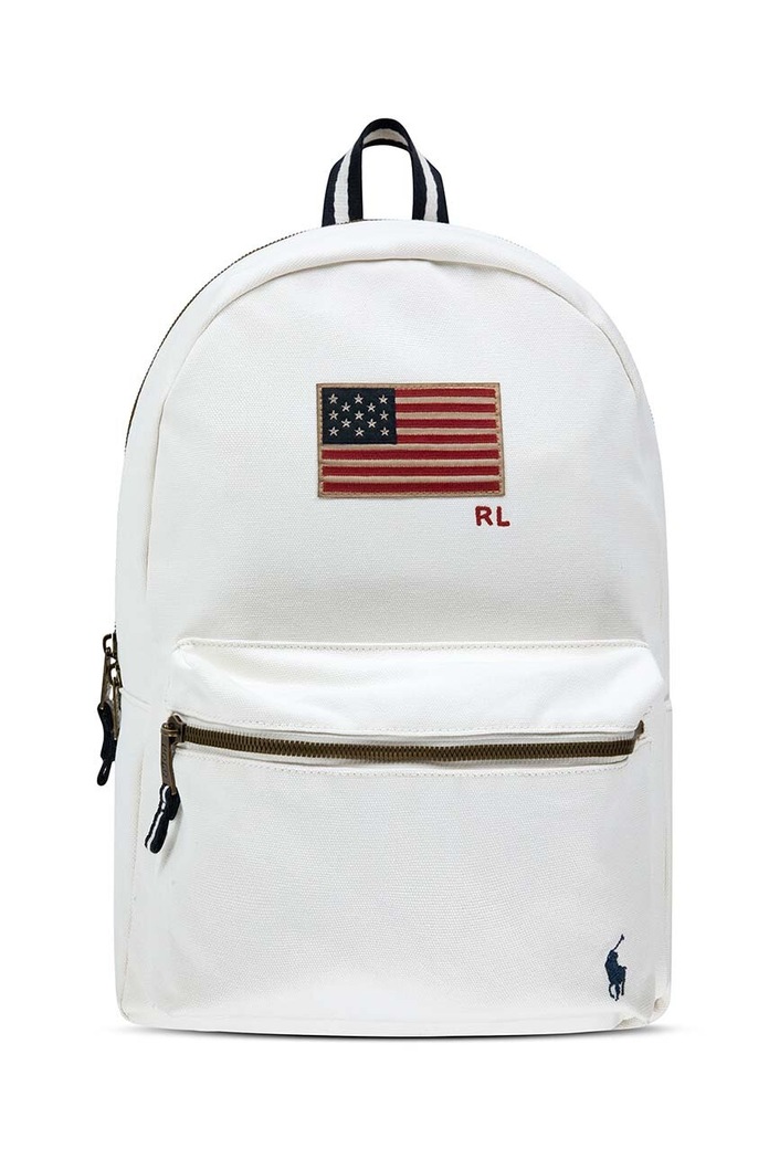 Dětský batoh Polo Ralph Lauren hladký béžová 9AR137