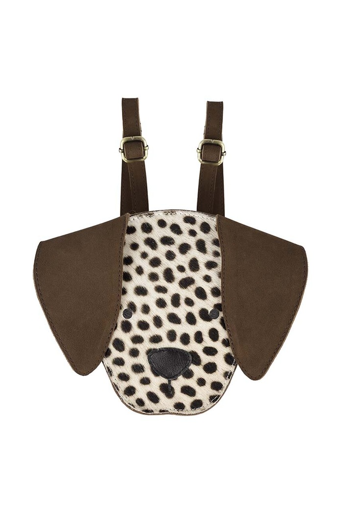 Donsje rucsac din piele pentru copii Kapi Exclusive Backpack Dalmatian 5005123. maro AW24