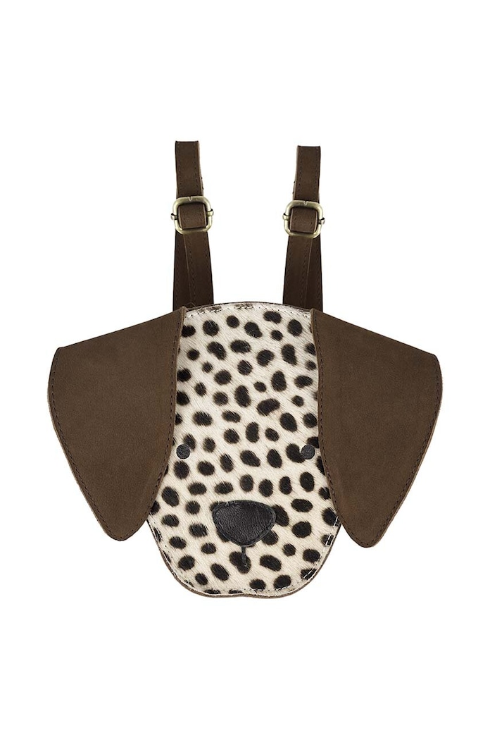Donsje rucsac din piele pentru copii Kapi Exclusive Backpack Dalmatian 5005123. maro AW24
