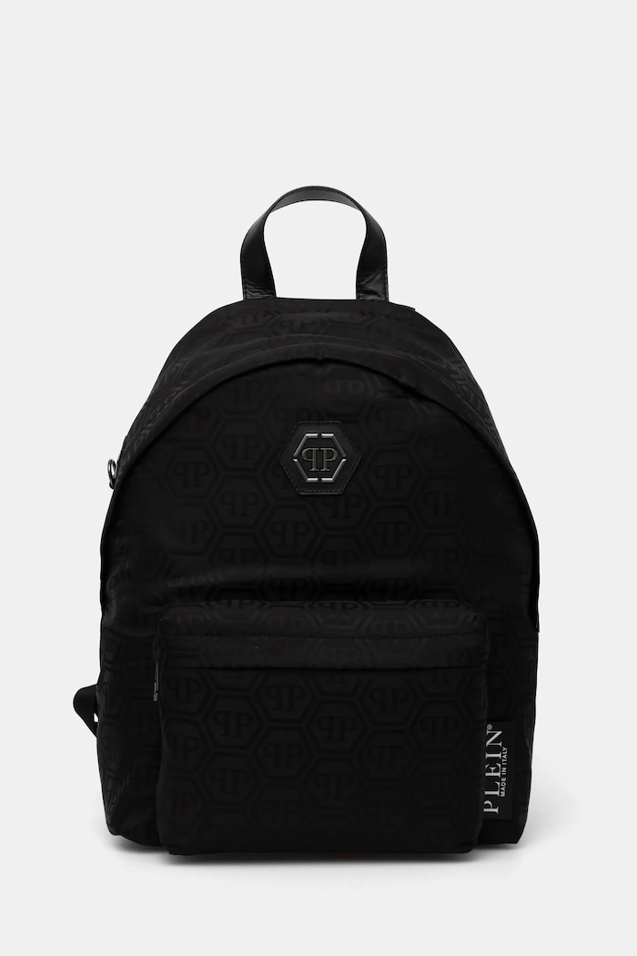 Philipp Plein zaino stampa all-over nero AADA.MBA1432.PNY002N