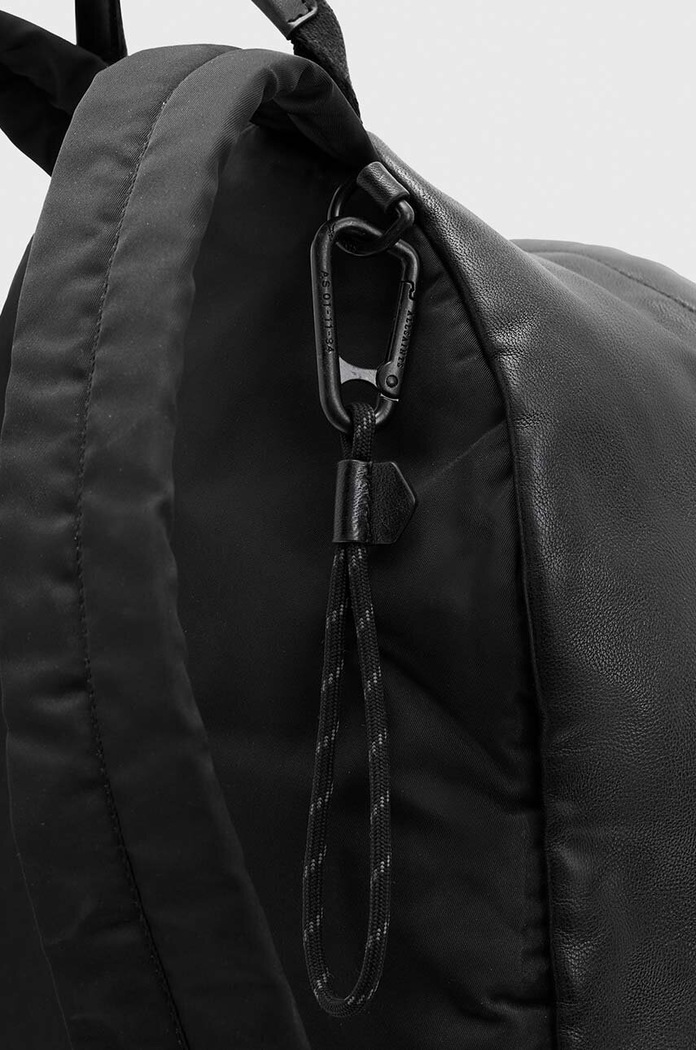AllSaints Kožený ruksak AllSaints CARABINER BACKPACK M164XB