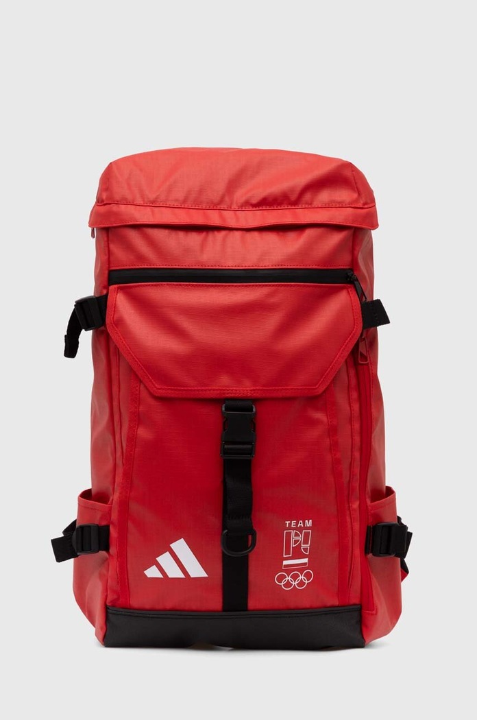 Σακίδιο πλάτης adidas Performance Polska υφασμάτινο κόκκινο JF1018