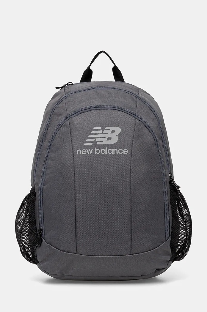 Batoh New Balance hladký šedá LAB23181GT
