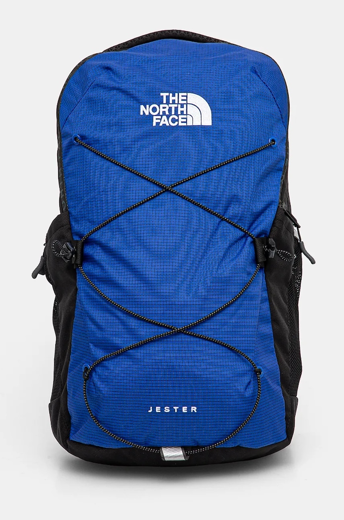 Ruksak The North Face Jester 28L vzorovaný modrá NF0A3VXF0IT1