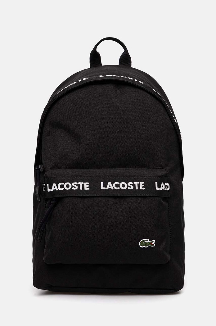 Ruksak Lacoste nášivka čierna NU4685NZ