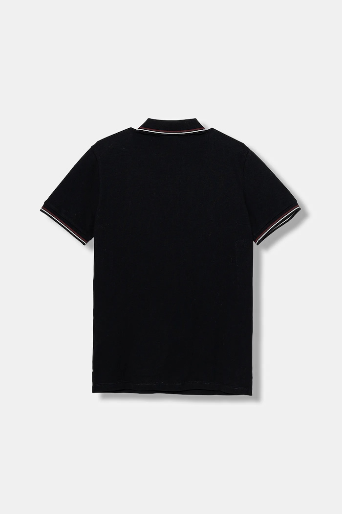 Детска тениска с яка Emporio Armani 8N4FB3.1JPTZ тъмносин AW25
