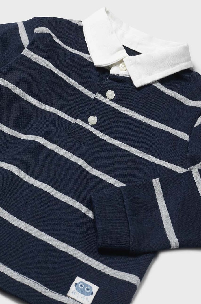 Dětské polo tričko Mayoral 2185.3F.Baby.9BYH námořnická modř AW24