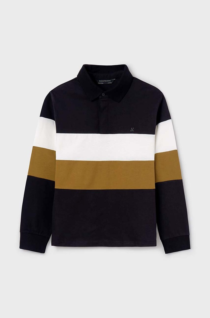 Mayoral longsleeve dziecięcy wzorzyste czarny 7101.7A.Junior.9BYH