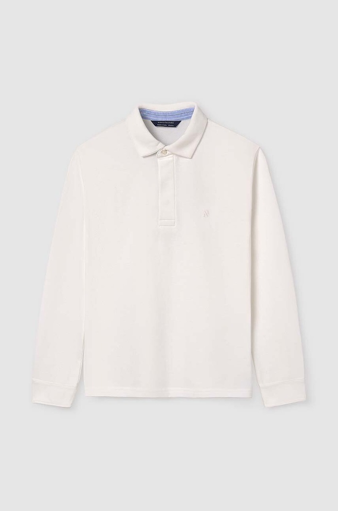 Mayoral polo bawełniane dziecięce 7104.7C.Junior.9BYH beżowy AW24