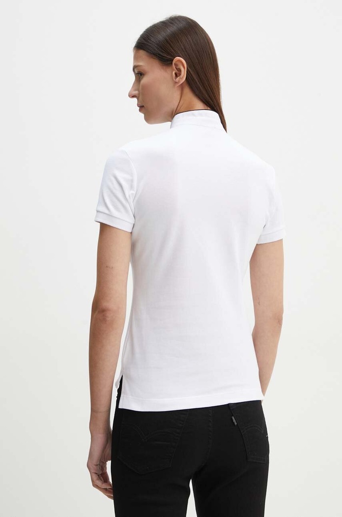 Oblečenie Bavlnené polo tričko The Kooples FPOC29010K biela