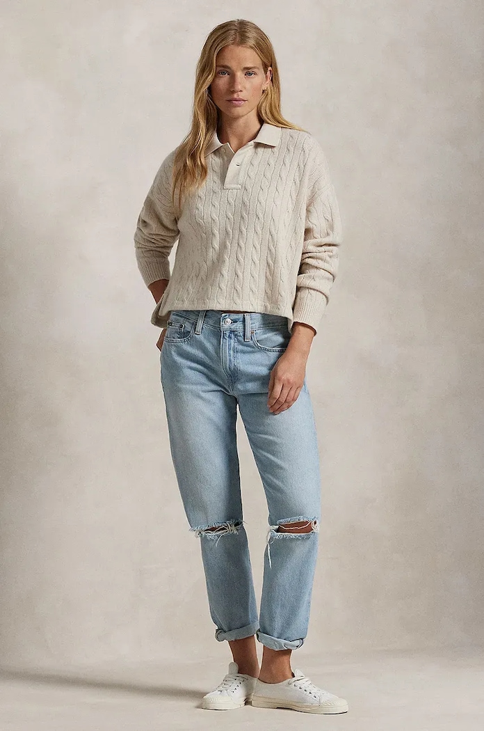 Дрехи Вълнен пуловер Polo Ralph Lauren 211910158 зелен