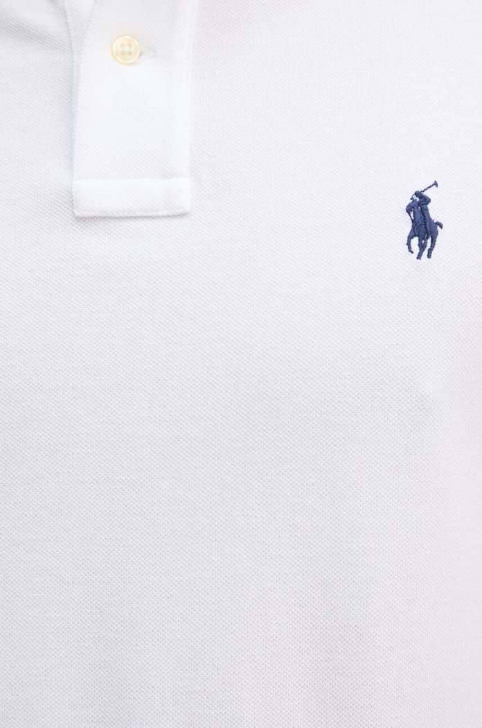 Pamučna polo majica Polo Ralph Lauren 710666998 bijela