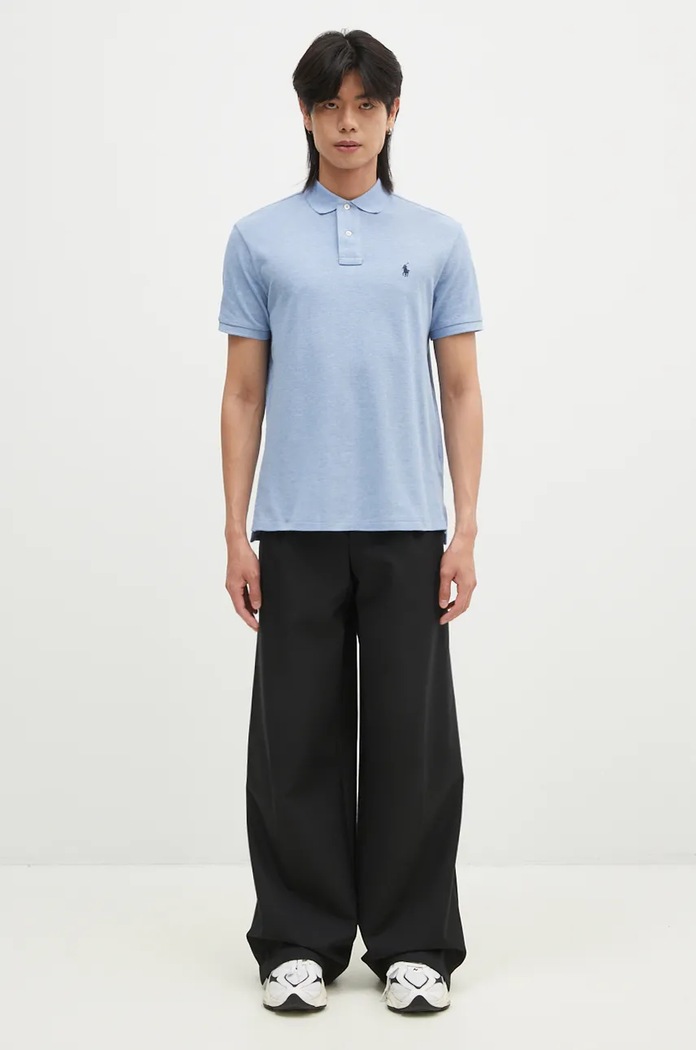 Polo Ralph Lauren cotton polo shirt 710666998 blue
