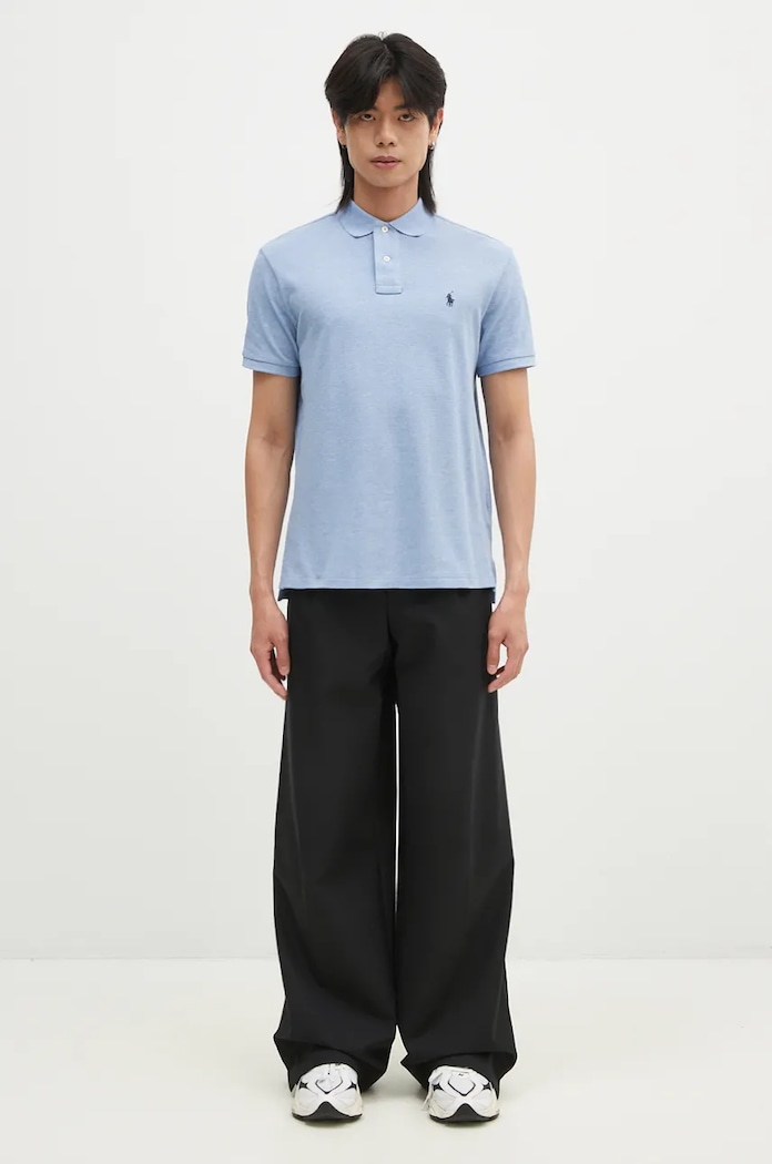 Polo Ralph Lauren cotton polo shirt 710666998 blue