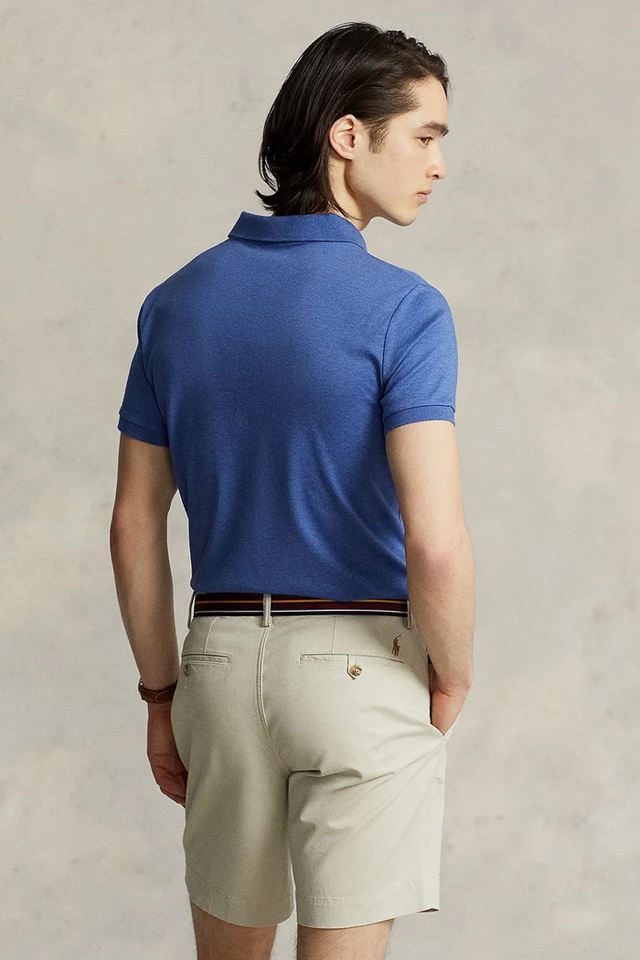 Bavlněné polo tričko Polo Ralph Lauren 710713130 modrá AA00