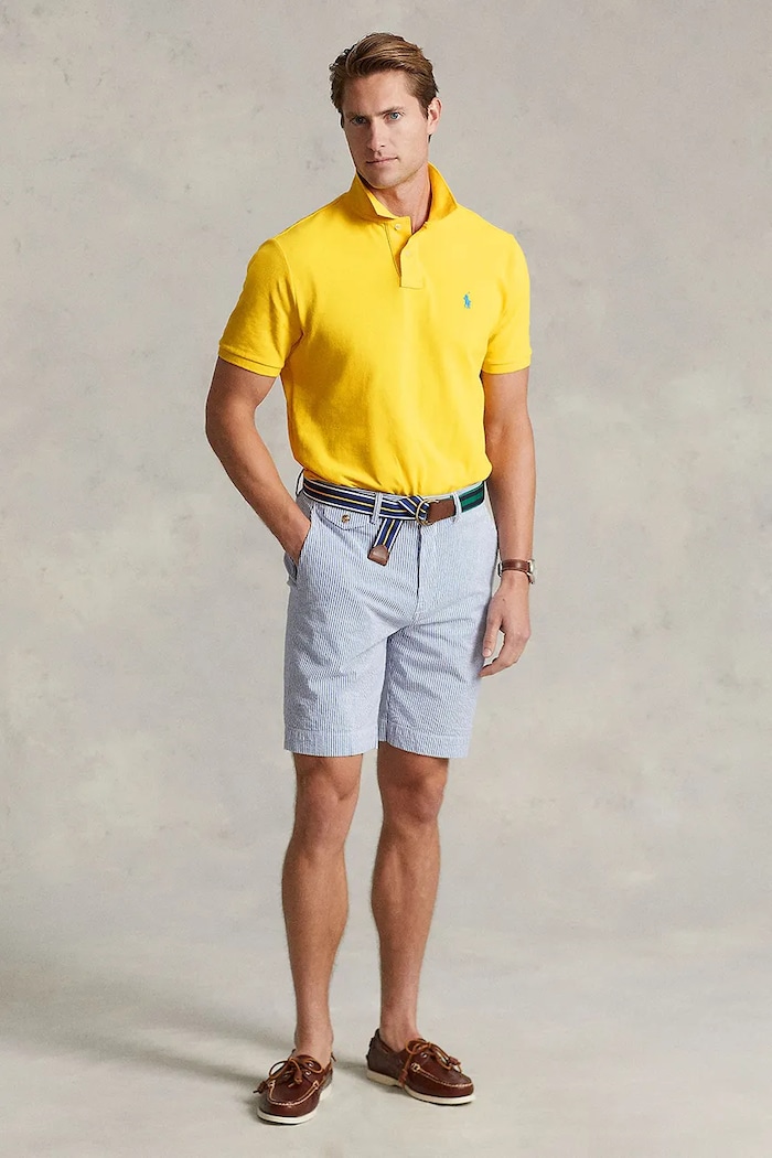 Odzież Polo Ralph Lauren polo bawełniane 710795080 żółty