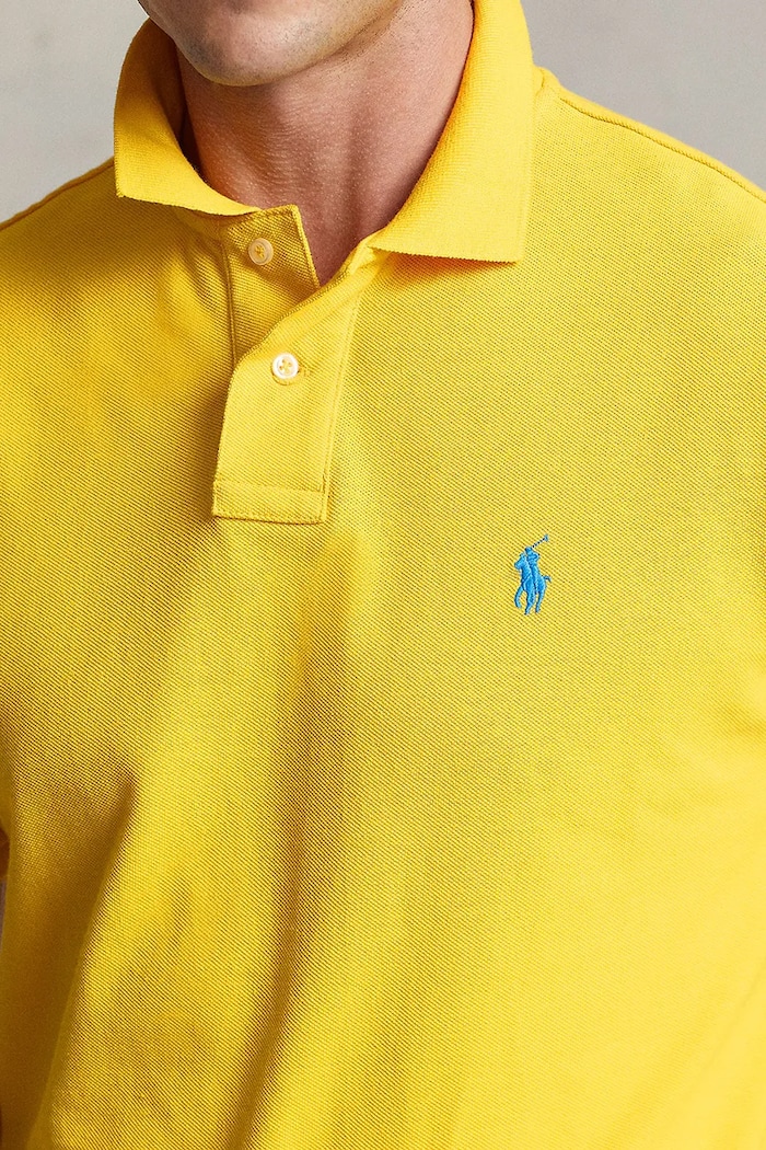 Polo Ralph Lauren polo bawełniane żółty 710795080