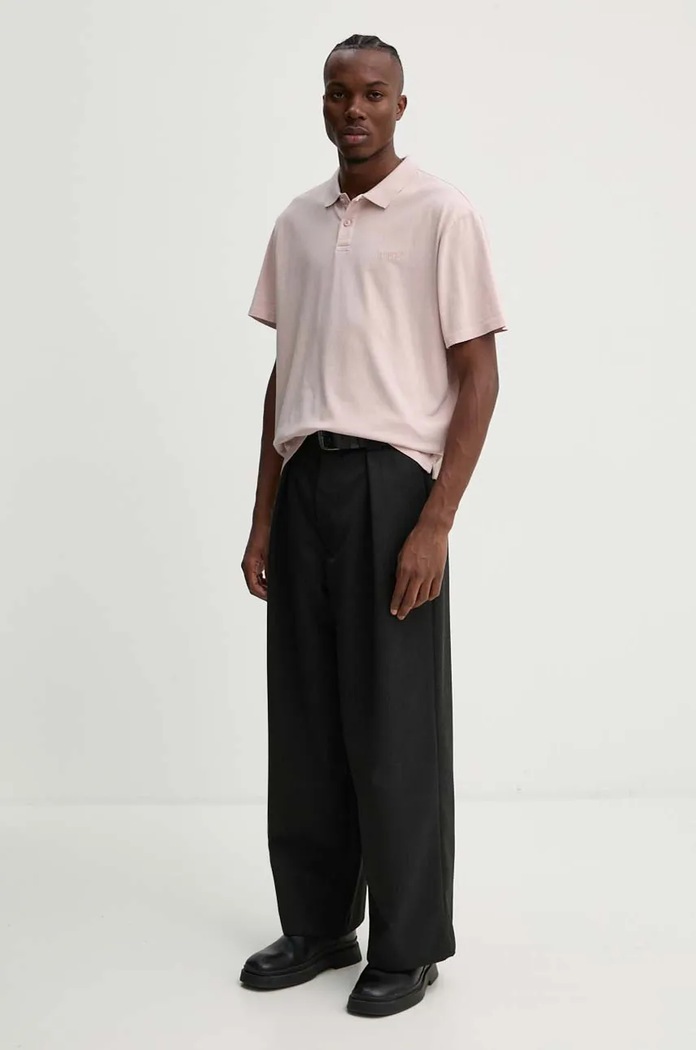 Bombažen polo Levi's A6735 roza AA00