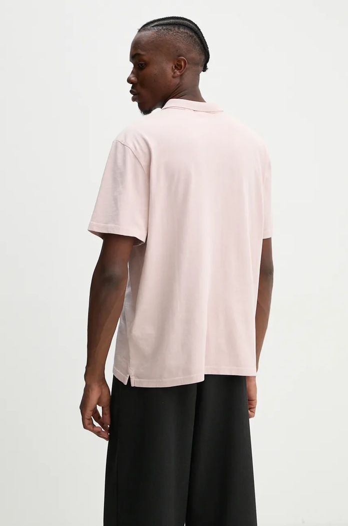 Bombažen polo Levi's roza A6735