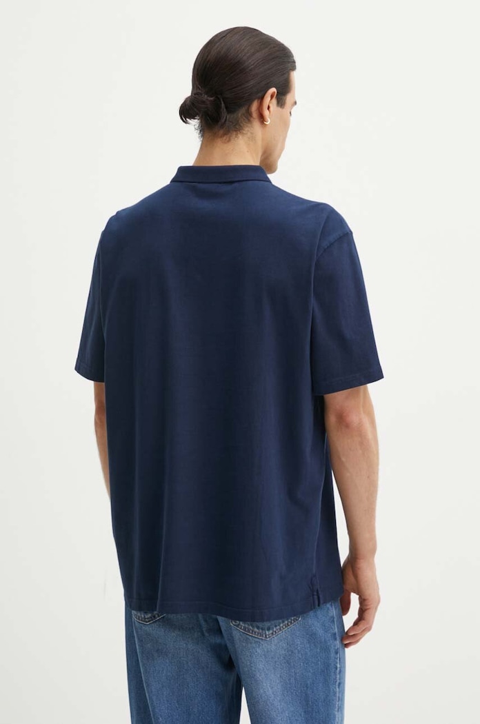 Oblečenie Bavlnené polo tričko Levi's A6735 modrá