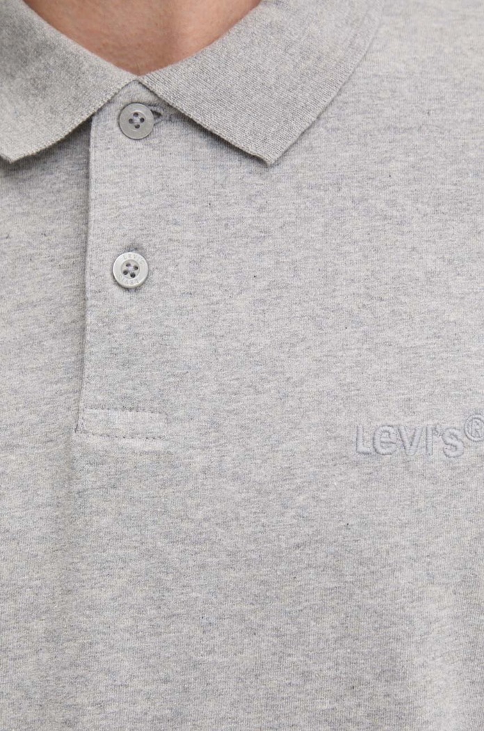 Levi's polo bawełniane A6735 szary