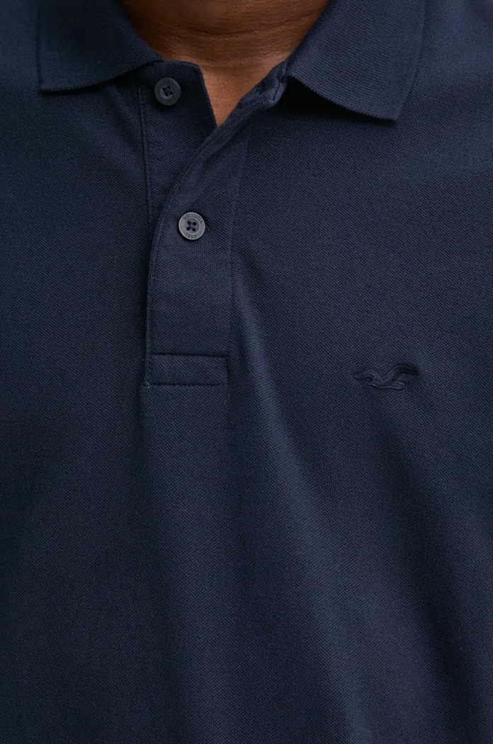 Πόλο Hollister Co. KI324.4117.200 σκούρο μπλε