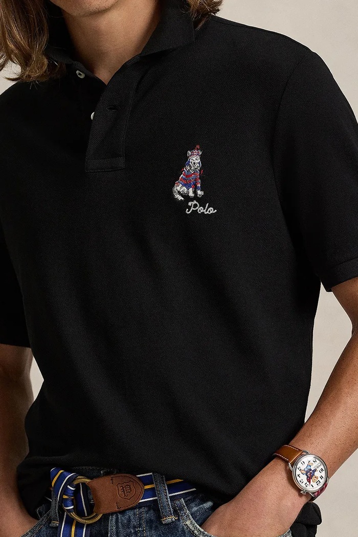 Polo Ralph Lauren cotton polo shirt black 710953336