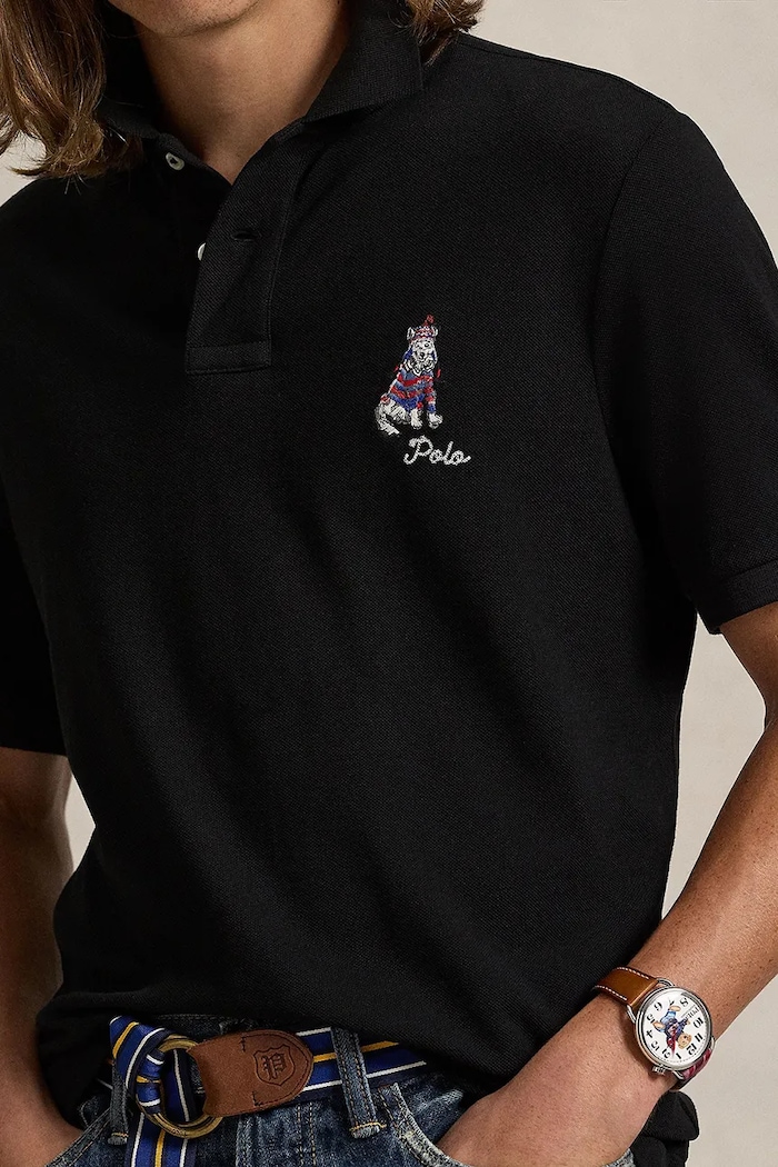 Polo Ralph Lauren cotton polo shirt black 710953336