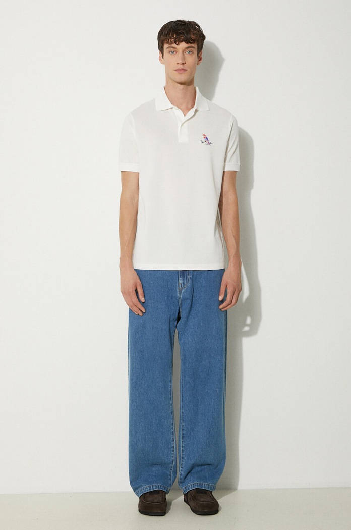 Paul Smith pamut póló M1R.698P.NP4722 bézs AW24