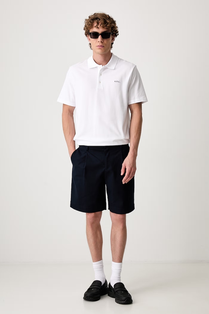 A.P.C. Polo tričko pánske bavlnené polo standard GOTS COGWZ.H26342