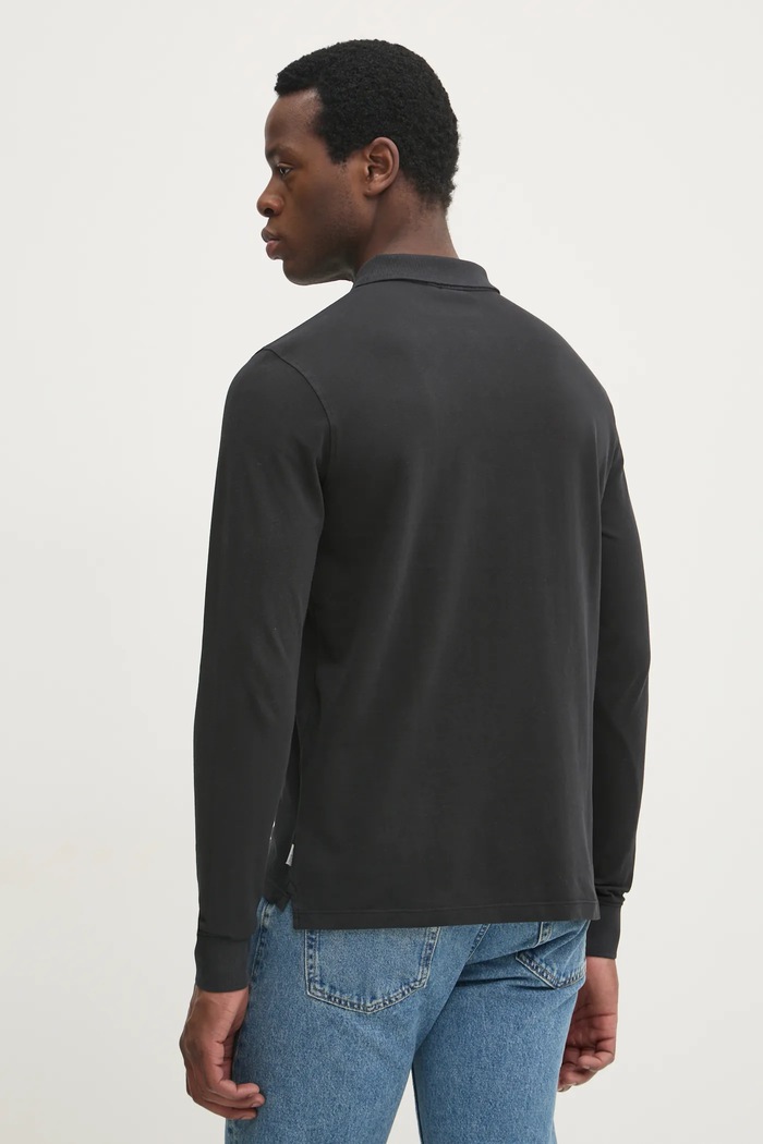 Oblečení Pepe Jeans Bavlněné tričko s dlouhým rukávem Pepe Jeans NEW OLIVER GD LS PM542213 černá