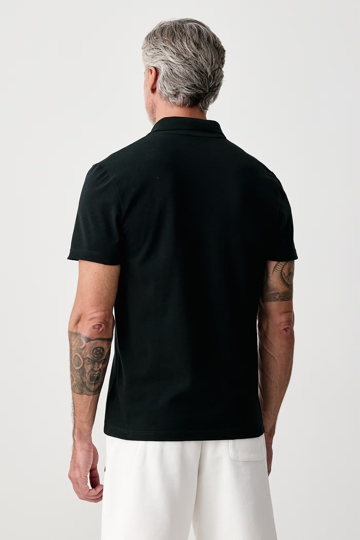 Odzież Lacoste Polo męskie z bawełną DH5522 zielony