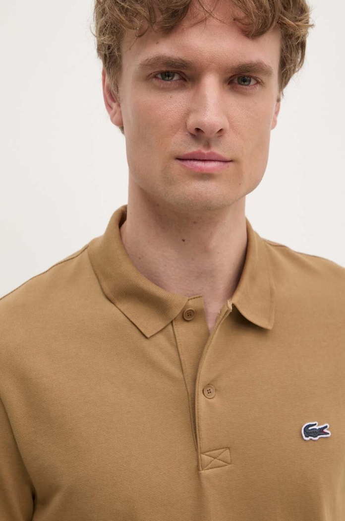 Lacoste polo brązowy DH5522