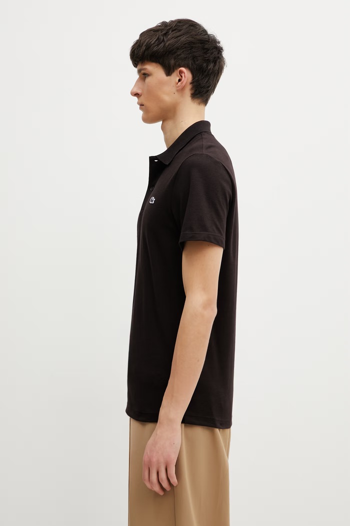 Lacoste polo DH5522 brązowy SS26