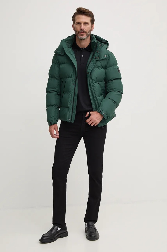 BOSS polo bawełniane 50527665 czarny NC24