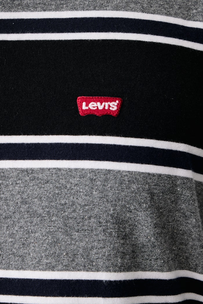 Odzież Levi's Longsleeve męski bawełniany CLASSIC LS RUGBY A3120 szary