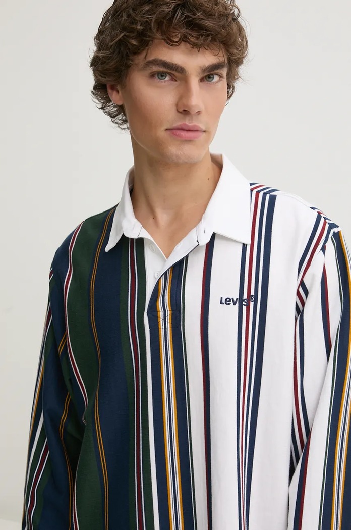 Levi's longsleeve din bumbac multicolor A4845