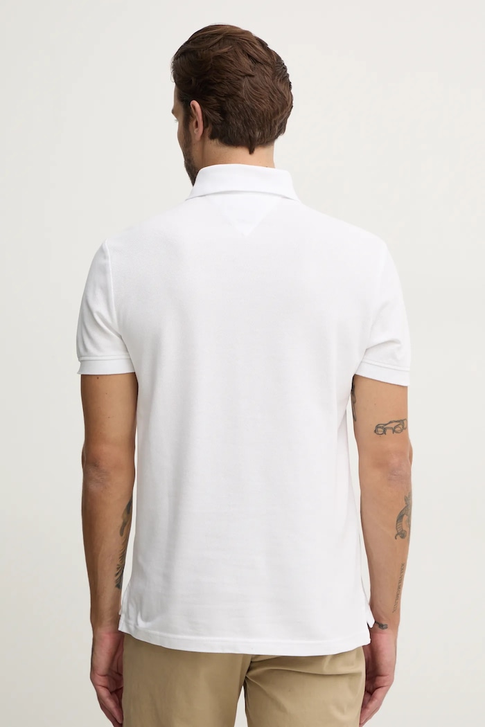 Îmbrăcăminte Tommy Hilfiger tricou polo MW0MW38130 alb