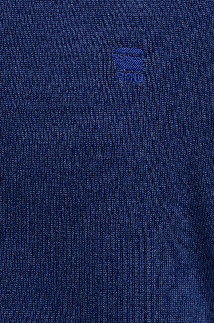 Sweter wełniany G-Star granatowy D25066.D847