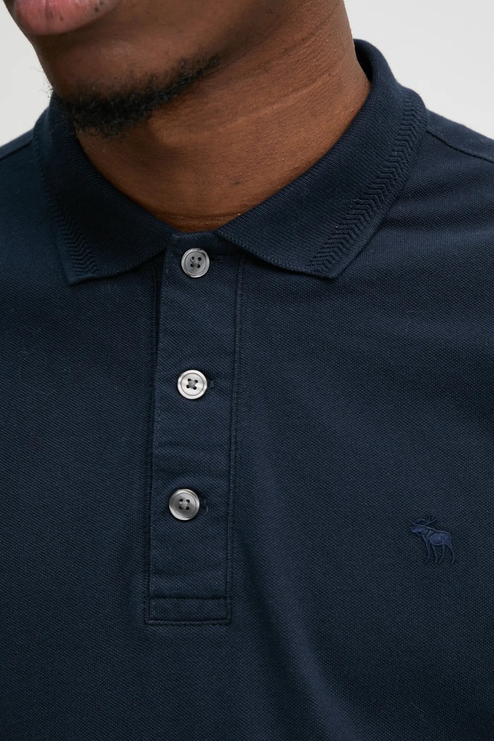 Longsleeve Abercrombie & Fitch granatowy KI124.4549.200