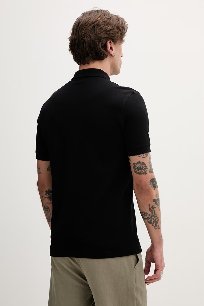 Oblačila Bombažen polo Fred Perry Plain Fred Perry Shirt M6000.350 črna