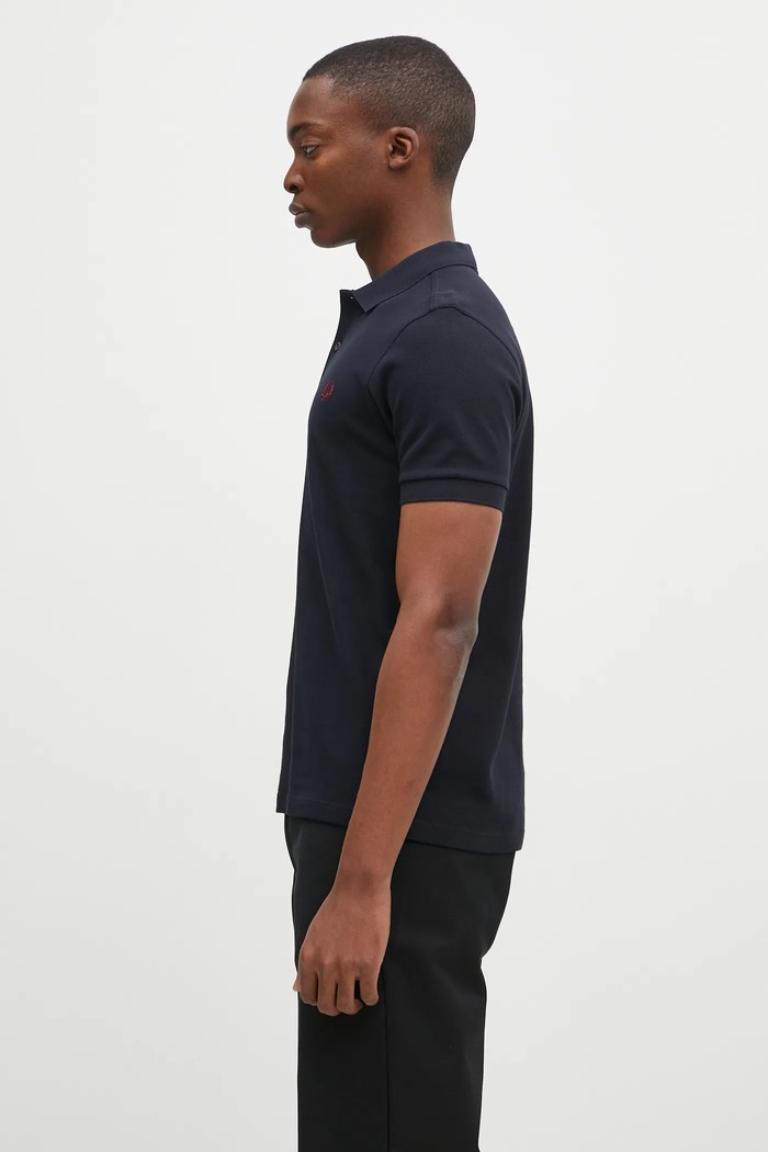 Fred Perry cotton polo shirt M6000.V73 navy AA00