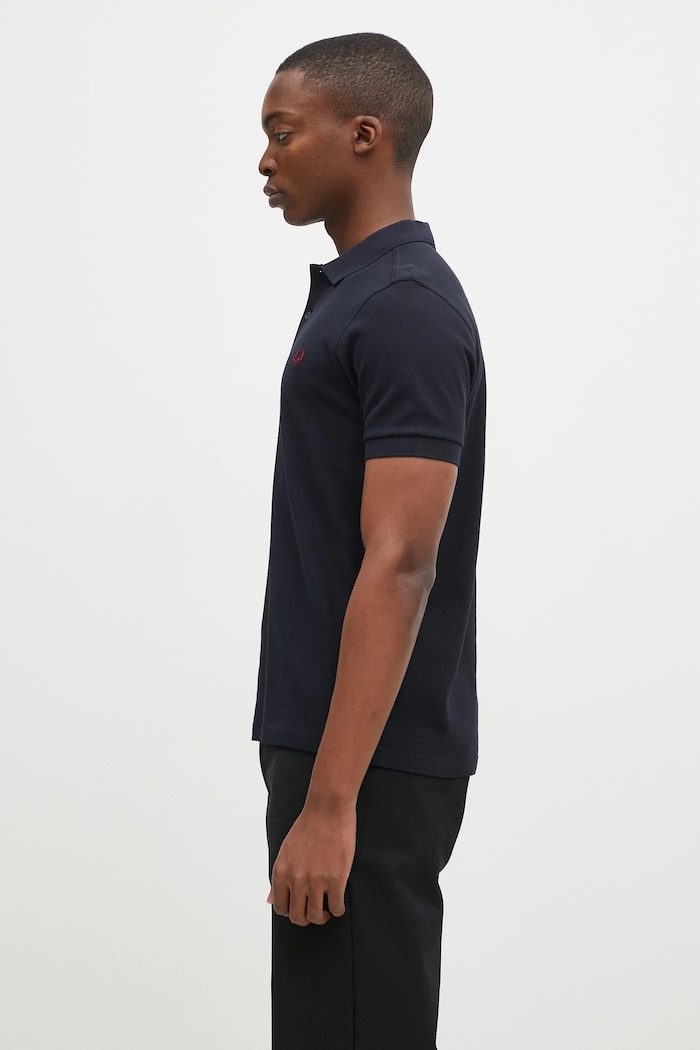 Fred Perry cotton polo shirt M6000.V73 navy AA00