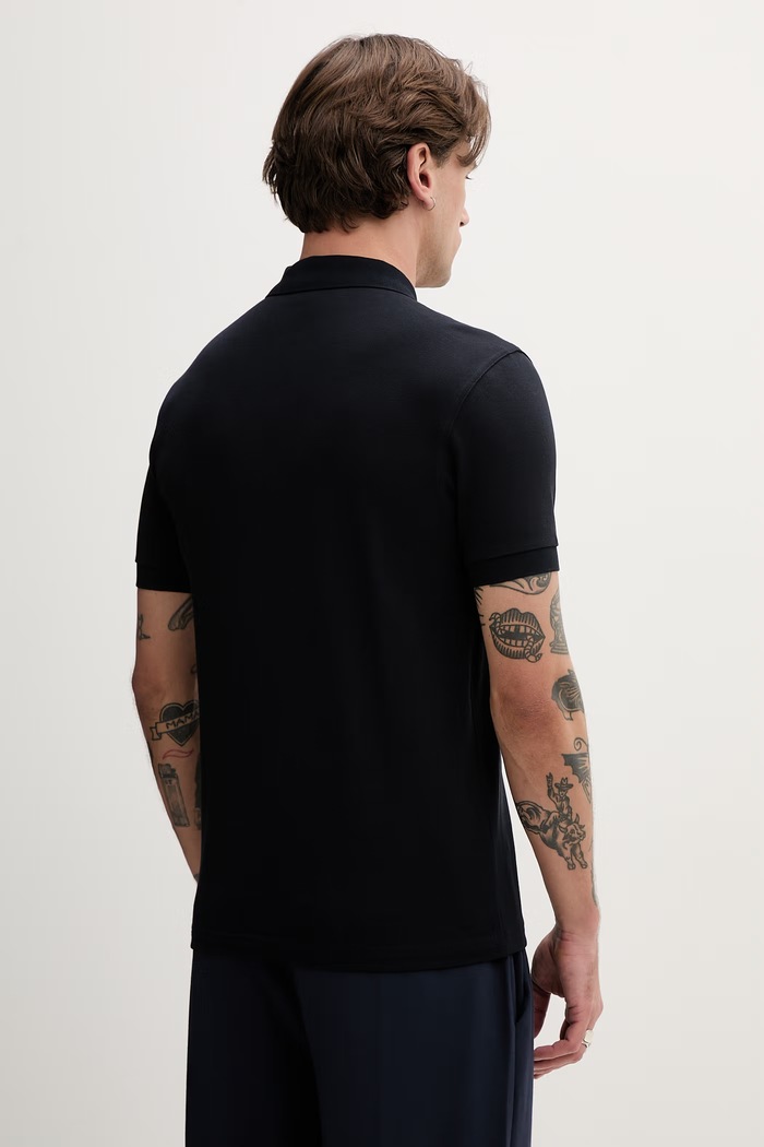 Oblačila Bombažen polo Fred Perry M6000.V73 mornarsko modra