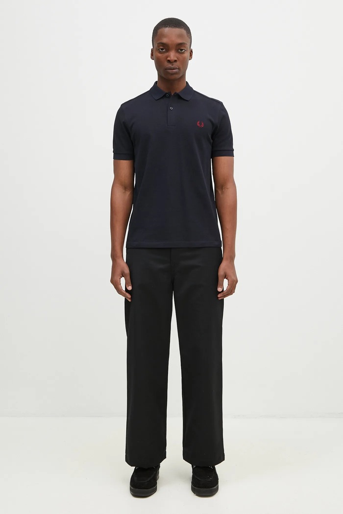 Fred Perry cotton polo shirt M6000.V73 navy