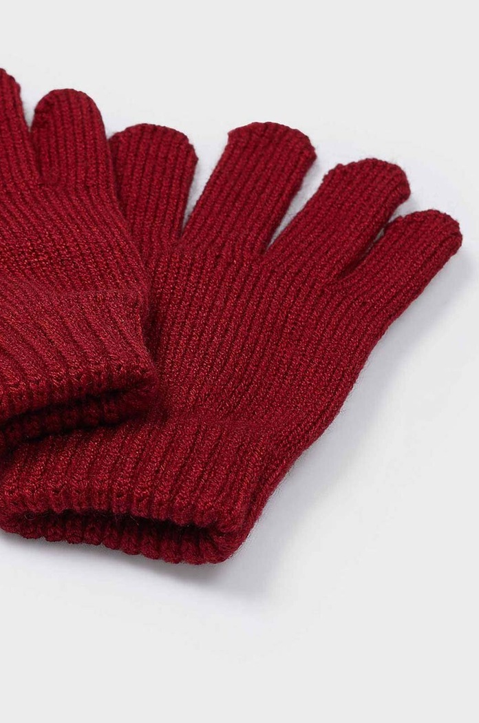 Dětské rukavice Mayoral 10815.5B.Rekawiczk.9BYH burgundské AW24