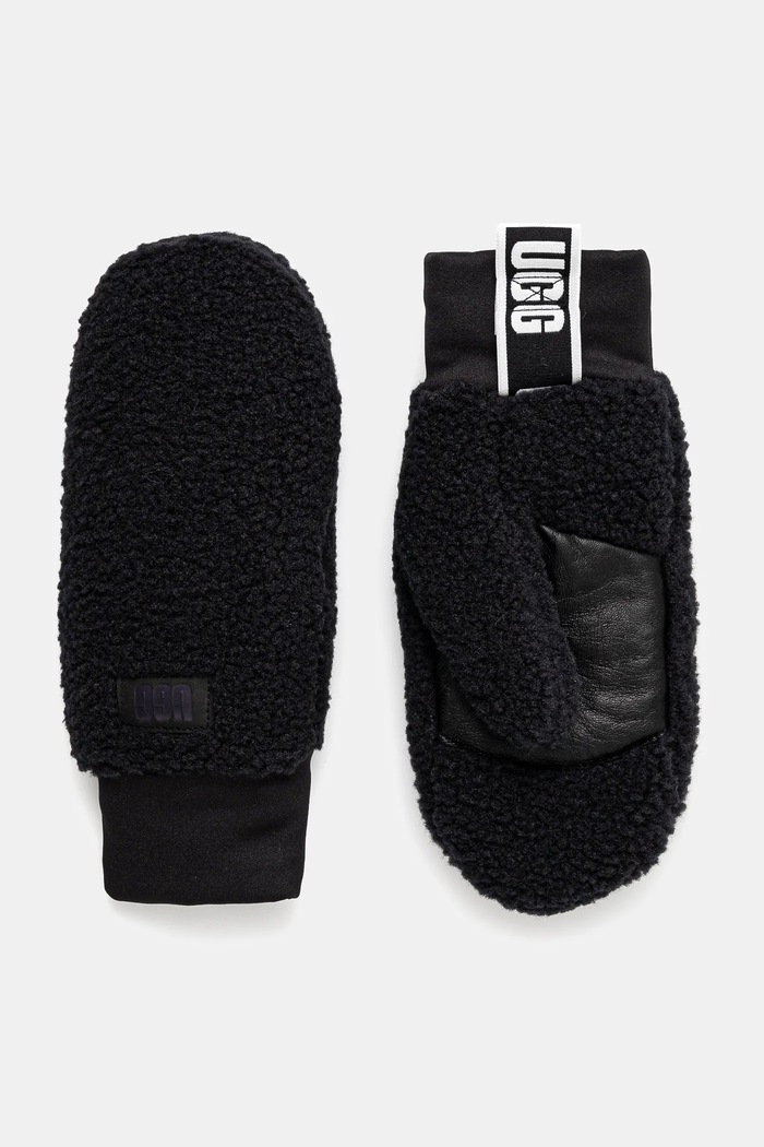 Rukavice UGG nášivka černá 101099