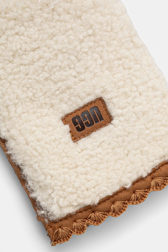 UGG velúr kesztyű 101031 bézs AW24